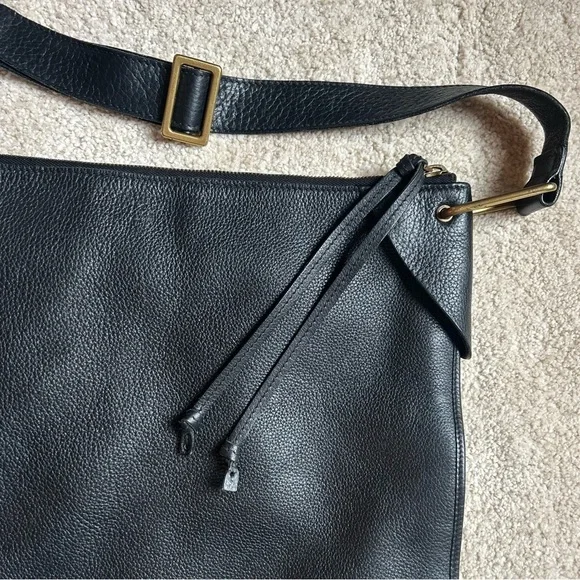 🔥Gucci Rare and unique Crossbody Messenger black Bag XL full leather unisex - Picture 11 of 17